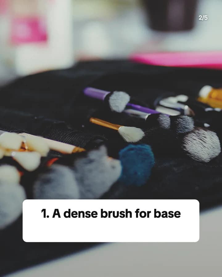 Slide 2: 1. A dense brush for base