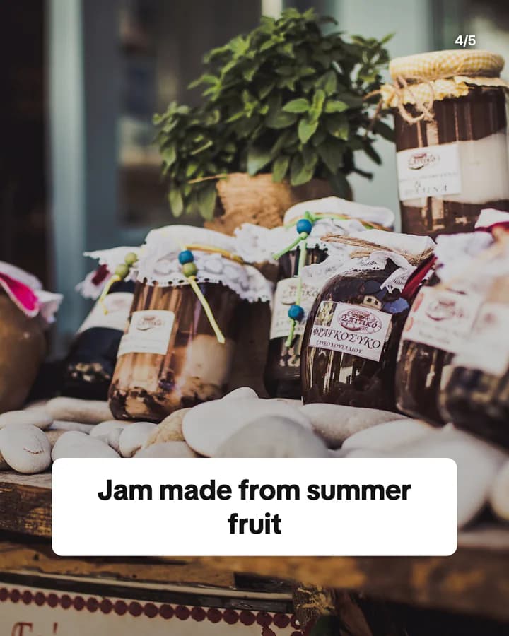Slide 4: Jam made from summer fruit