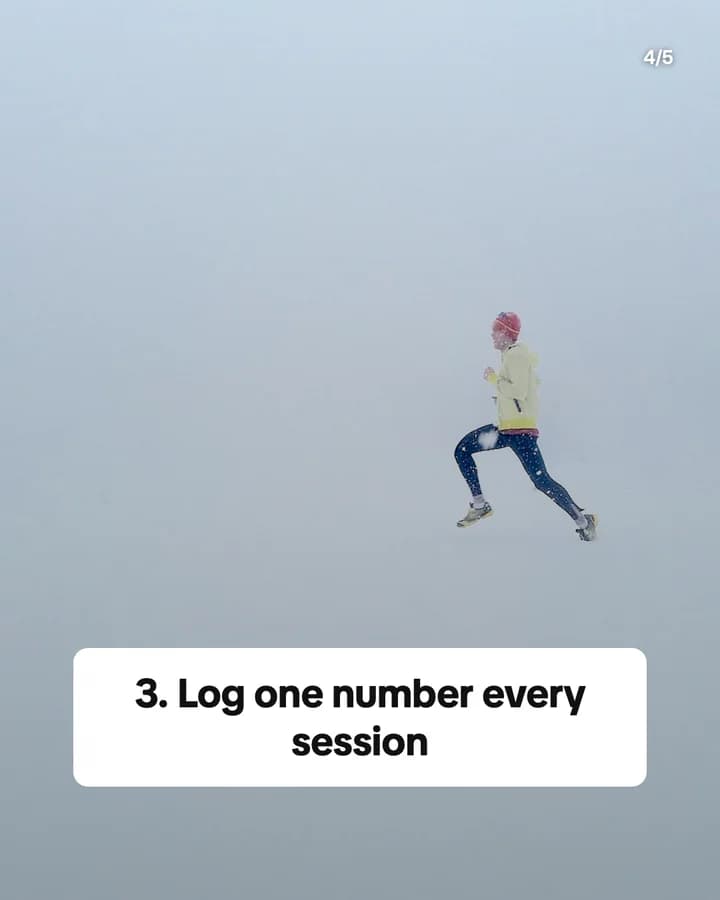 Slide 4: 3. Log one number every session
