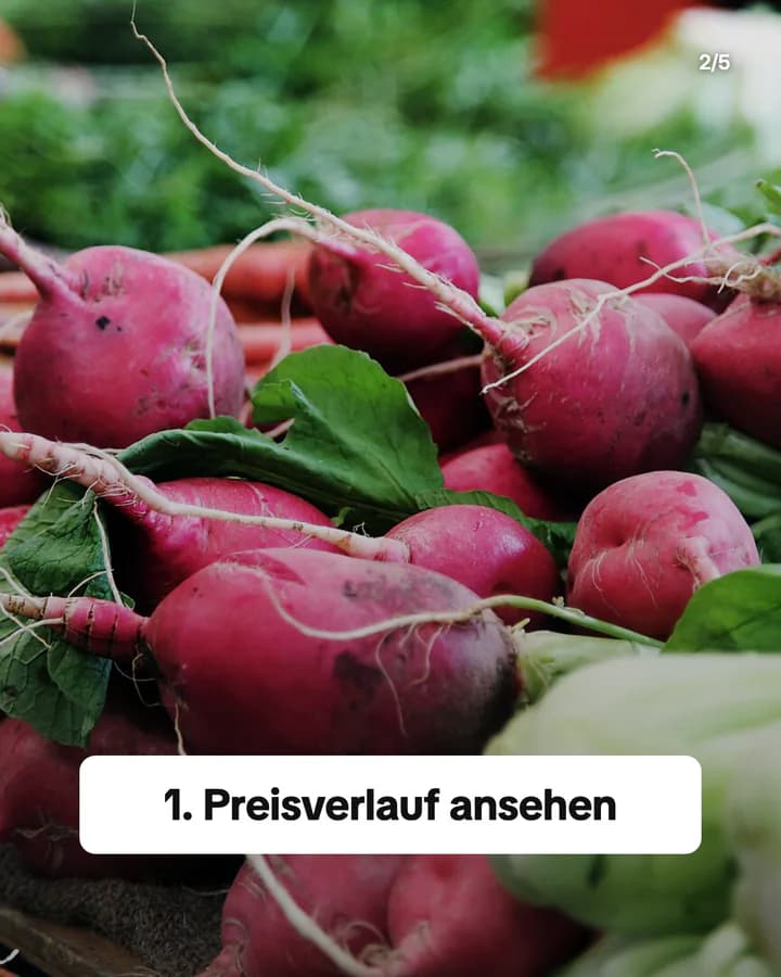 Slide 2: 1. Preisverlauf ansehen