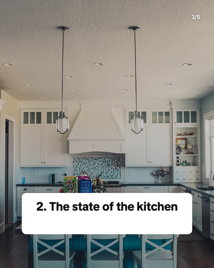 Slide 3: 2. The state of the kitchen